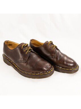 Dr. Martens 1461 Made in England Brown Leather Oxfords UK 4
